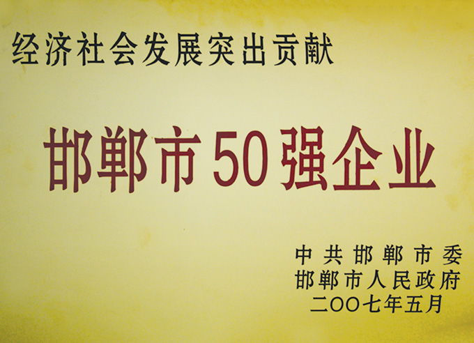 邯郸市50强企业
